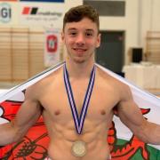 GOING FOR GOLD: Penarth gymnast Josh Cook