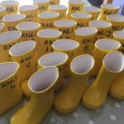 Searchers will be on the hunt for the yellow wellies scattered throughout Penarth.