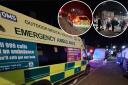 BBC Casualty was shooting in Penarth last night