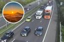Sunseekers who are travelling west may find themselves in heavy traffic