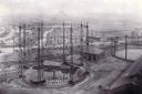 Low Moor Gas Works following the disastrous explosion in 1916