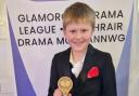 Maxwell Wilson wins award for  est Male Under 14 at Glammies