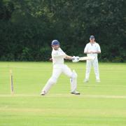 James Hiscocks starred with bat and ball for Dinas Powys Seconds against Creigiau