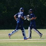 EASY DOES IT: Sajan Rana and Lloyd DiMauro helped guide Dinas Powys to a nine-wicket thrashing of Ponthir