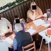 Two have been arrested after a family dine and dashed from restaurants across South Wales
