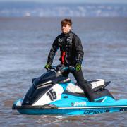 Dan, 17, is part of the jet ski racing team