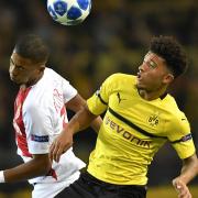 Jadon Sancho, right, created another goal in Borussia Dortmund's win over Monaco