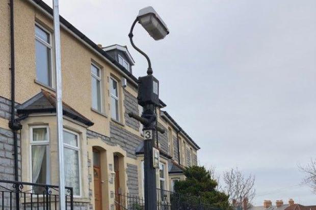 An example of the old Penarth lampposts. Picture: Gemma Crutchley