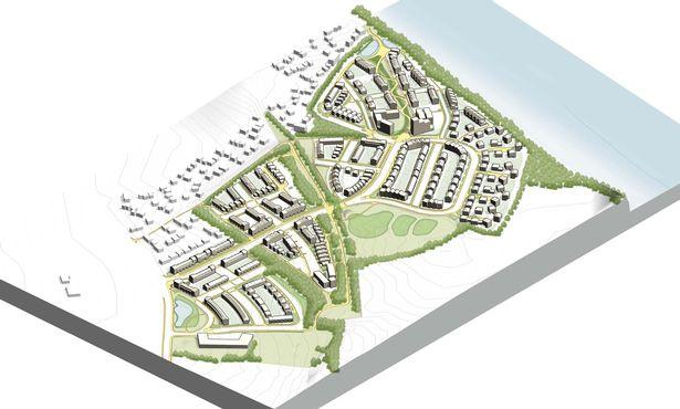 Penarth Times: How the new homes could be laid out (Image: Welsh Government/ Austin Smith Lord)