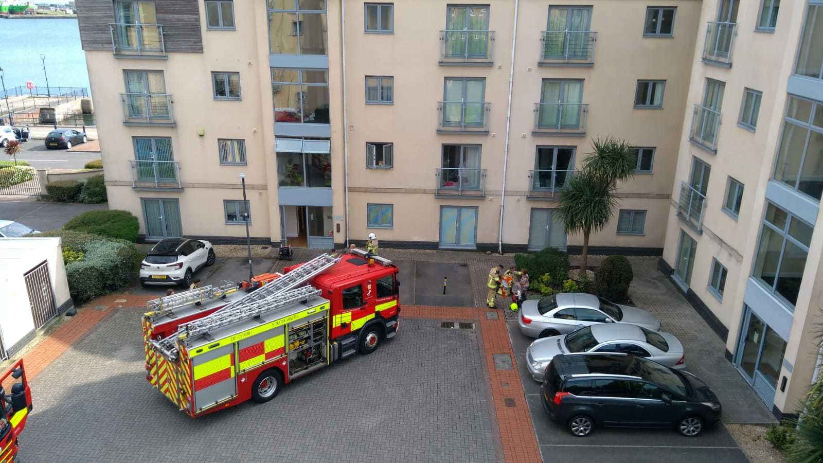SWFRS at the scene in Barry