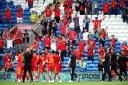 Wales fans react to the players after the international friendly match at Cardiff City Stadium, Wales. Picture date: Saturday June 5, 2021. PA Photo. See PA story SOCCER Wales. Photo credit should read: Nick Potts/PA Wire.RESTRICTIONS: Use subject to