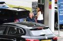 Petrol pumps extremely busy in Penarth Pictures: Huw Evans Agency
