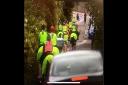 Last year's Pass Wide and Slow awareness ride in Dinas Powys. Picture: Pass Wide and Slow Facebook