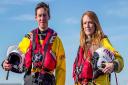 Tom and Liv Quinn Penarth RNLI volunteers will feature on the series