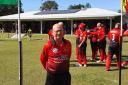 Peter Docherty represented Penarth as part of the Wales team at the Over 60s Cricket World Cup