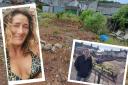 A woman has told how her sanctuary is gone after man builds allotment on a disused basketball court