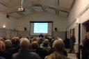 The Dinas Powys Bypass Steering Group's public meeting at the Murchfield Community Centre on Monday was well attended
