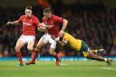 Gareth Anscombe during Wales' crucial 9-6 win over Australia on Saturday to break a 10-year hoodoo against the Wallabies