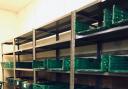 The Vale Foodbank's empty shelves