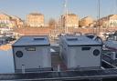 The new floating hotel pods causing a stir in Penarth Marina