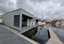 The recently installed floating hotel pods at Penarth Marina. Do you like them?