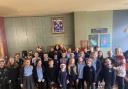 Pupils from Cogan Primary School brought Christmas joy to Coffee 1