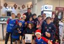 Penarth Bears U11s with former All Black and Cardiff Blues number eight Xavier Rush
