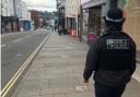 Gwent Police carried out high-visibility foot patrols in Chepstow as part of ongoing efforts to tackle anti-social behaviour