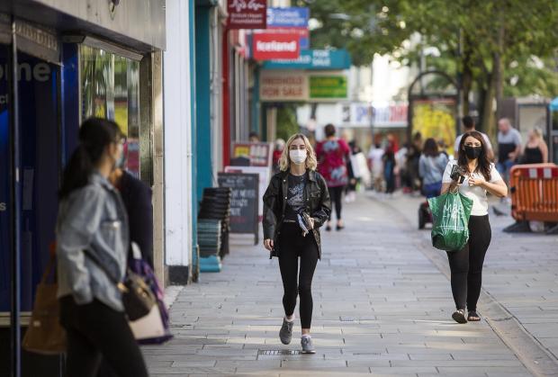 Penarth Times: Newport city centre during the coronavirus pandemic in 2020. Picture: Huw Evans Picture Agency