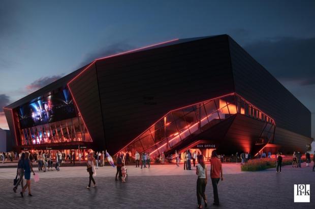 How the new arena could look
Picture: Hok
Free to use for all LDRS partners