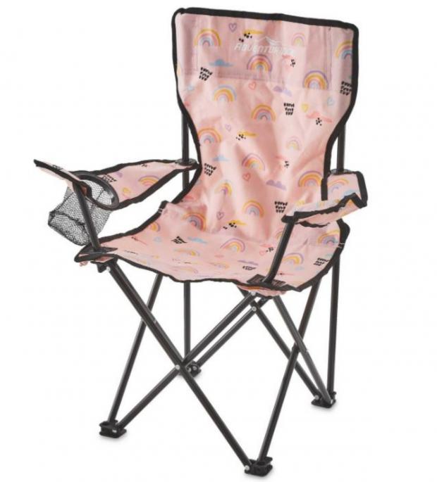 Penarth Times: Children’s Rainbow Camping Chair (Aldi)