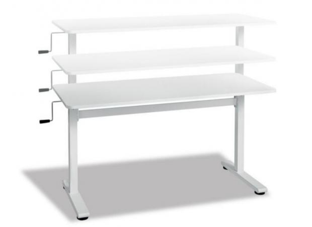 Penarth Times: Livarno Home Height-Adjustable Desk (Lidl)