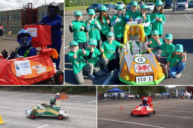 Pupils from Newport and Cwmbran designed, built and raced in go karts