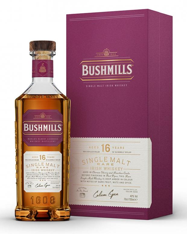 Penarth Times: Bushmills 16-Year-Old Three Wood Whiskey - Bushmills. Credit: The Bottle Club