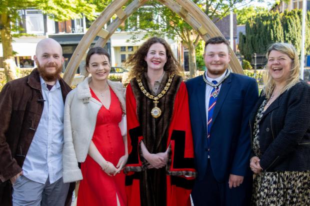 Penarth Times: Cllr Laura Rochefort is the new mayor of Penarth for the year 2022/23. (Image credit: Penarth Town Council - Lewis Prosser)