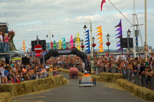 The downhill derby is the centrepiece to the Penarth Summer Festival