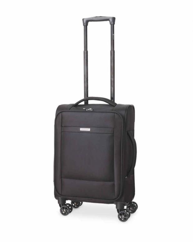 Penarth Times: Black Ultra Light Cabin Suitcase (Aldi)