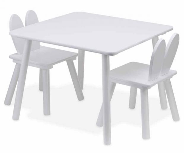 Penarth Times: Kids’ Wooden Table and Chairs Set (Aldi)