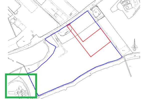 Penarth Times: Ty Hafan's site (in green) Penarth Times: Ty Hafan's site (in green)