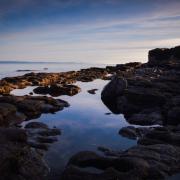 Rock pools along the coast by Rochelle Gough