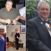 Malcolm Hallewell and Carol Whiteley have been transformed through Slimming World