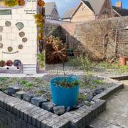 How the Penarth Library garden looks now and the plans for the improvements