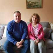 Svetlana Studinskaya and her partner, Martyn Bromley, have only recently returned to Penarth from Ukraine.