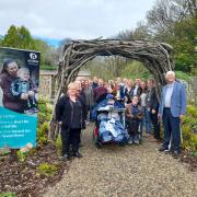 Ty Hafan have opened their sensory garden at the hospice in Sully with BBC Radio 2 resident gardener Terry Walton.