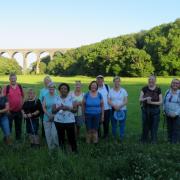 SMILES: The group by Porthkerry Viaduct