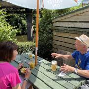 FOOD: Having a chat at the Boat Inn