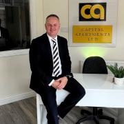 ANNIVERSARY: Jason Griffin, owner of Capital Apartments in Cardiff