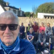Local walking group take coastal journey to medieval manor house