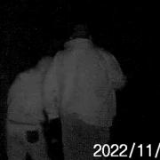 CCTV footage shows two men at Vale Cricket Club as its confirmed two lawnmowers were stolen