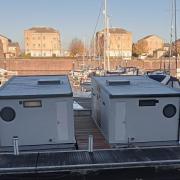 The new floating hotel pods causing a stir in Penarth Marina